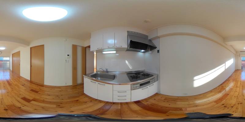 パノラマ画像キッチン
