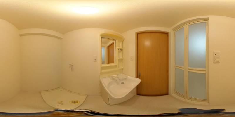 パノラマ画像洗面所