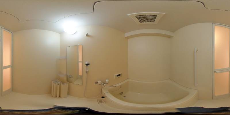 パノラマ画像バスルーム