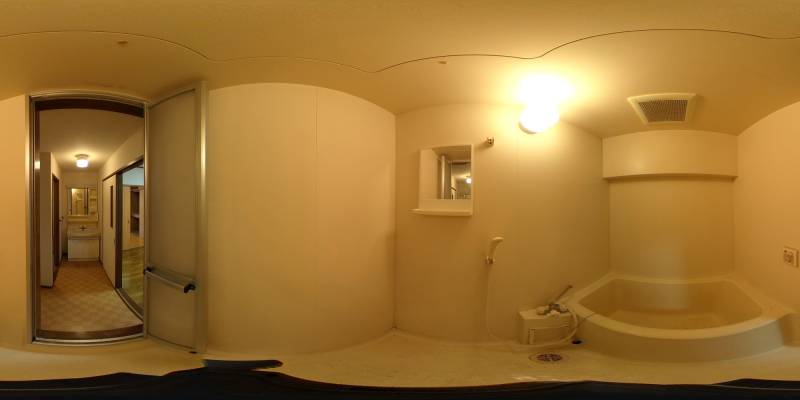 パノラマ画像バスルーム