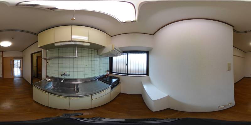 パノラマ画像キッチン