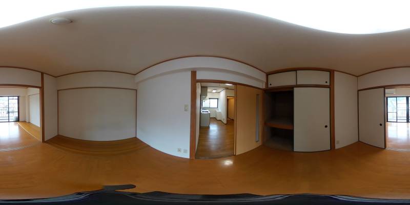 パノラマ画像洋室