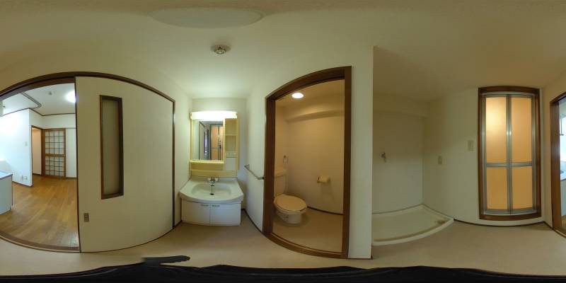 パノラマ画像洗面所