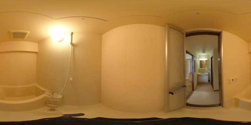 パノラマ画像バスルーム