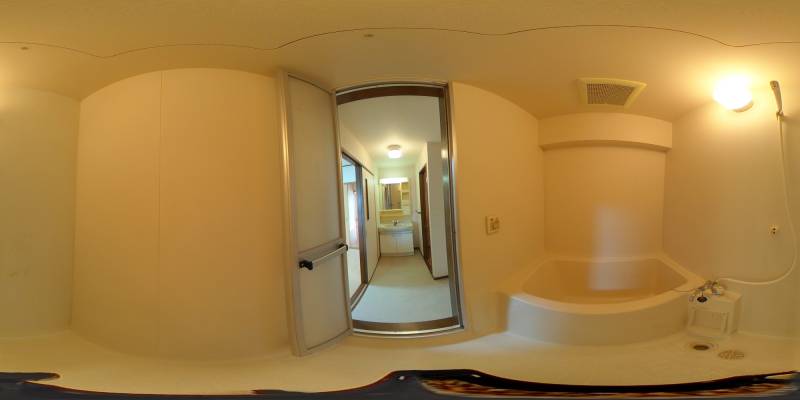 パノラマ画像バスルーム