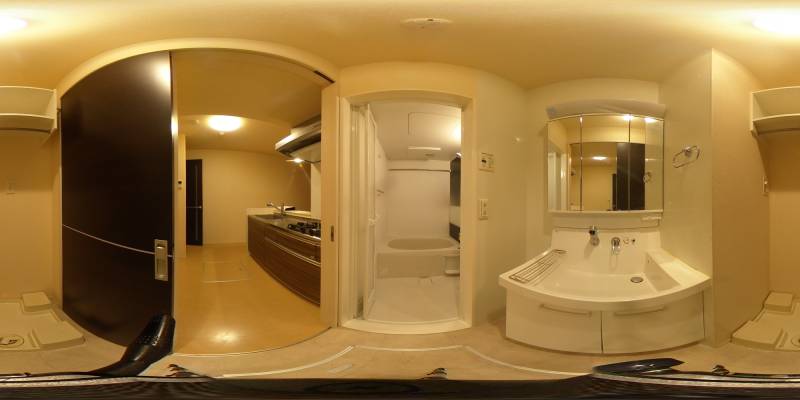 パノラマ画像洗面所