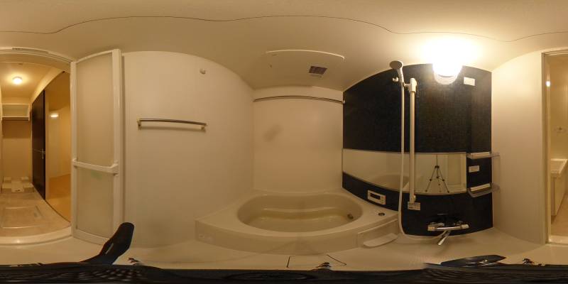 パノラマ画像バスルーム