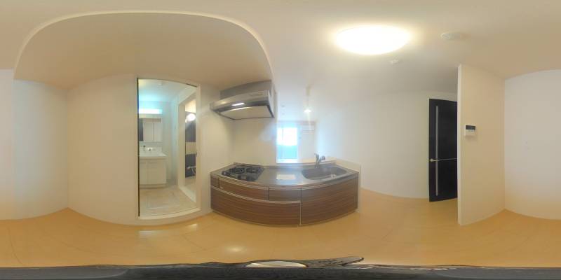 パノラマ画像キッチン