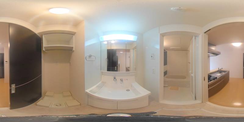 パノラマ画像洗面所