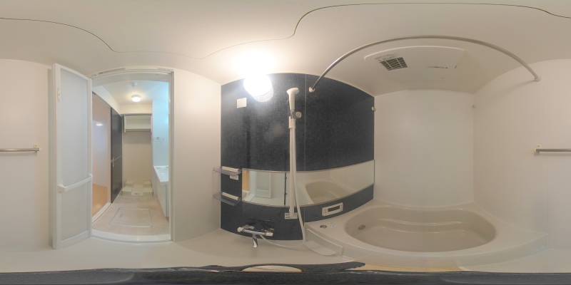 パノラマ画像バスルーム