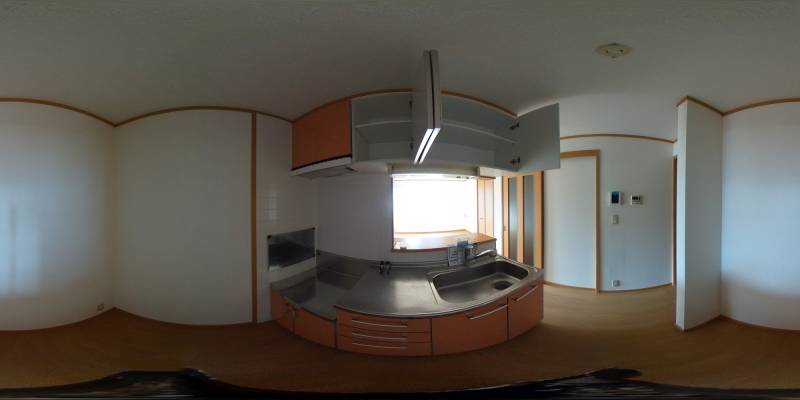 パノラマ画像キッチン
