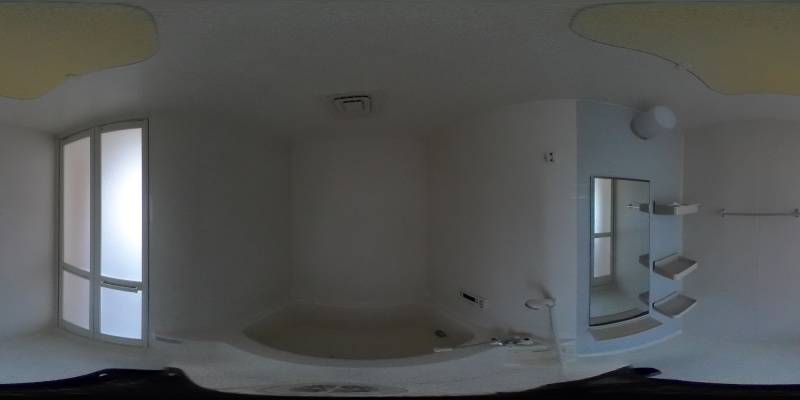 パノラマ画像バスルーム