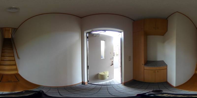 パノラマ画像玄関