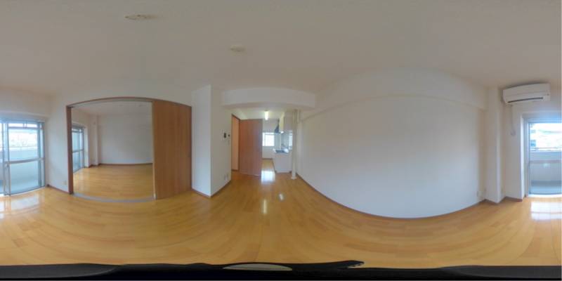 パノラマ画像リビング