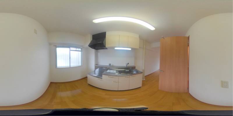 パノラマ画像キッチン