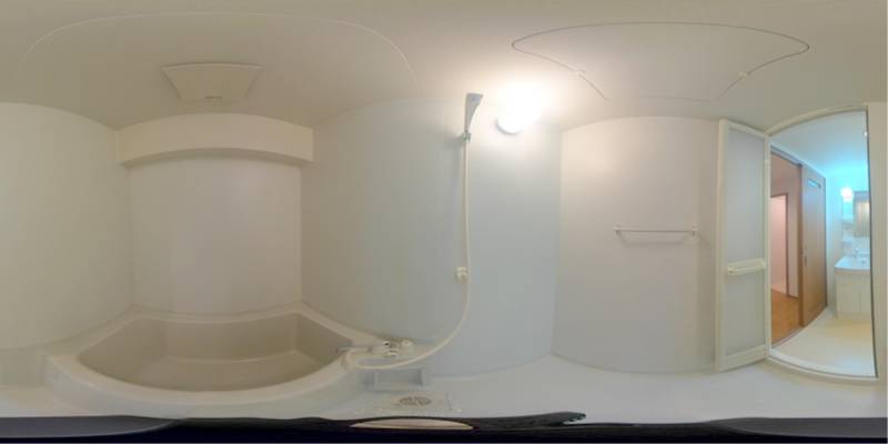 パノラマ画像バスルーム