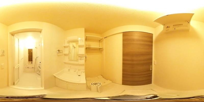 パノラマ画像洗面所