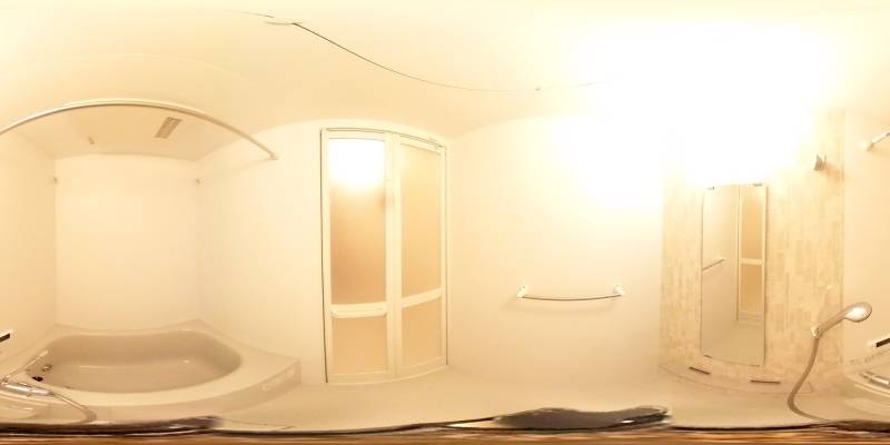 パノラマ画像バスルーム