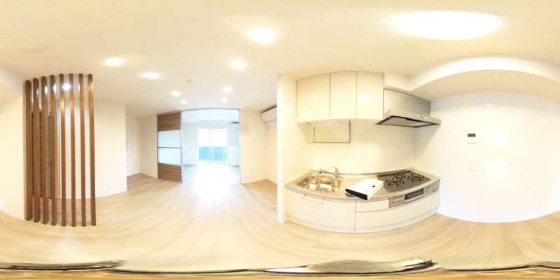 パノラマ画像キッチン