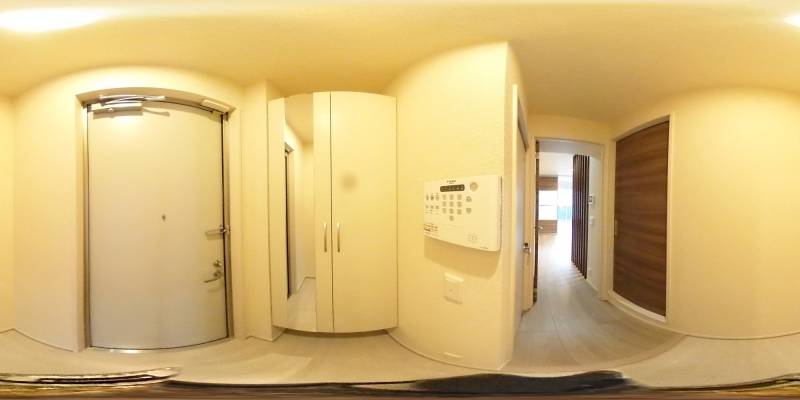 パノラマ画像玄関