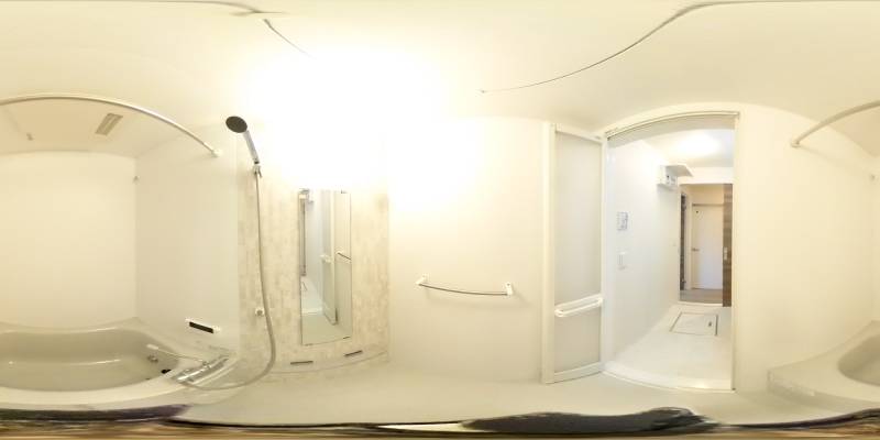 パノラマ画像バスルーム