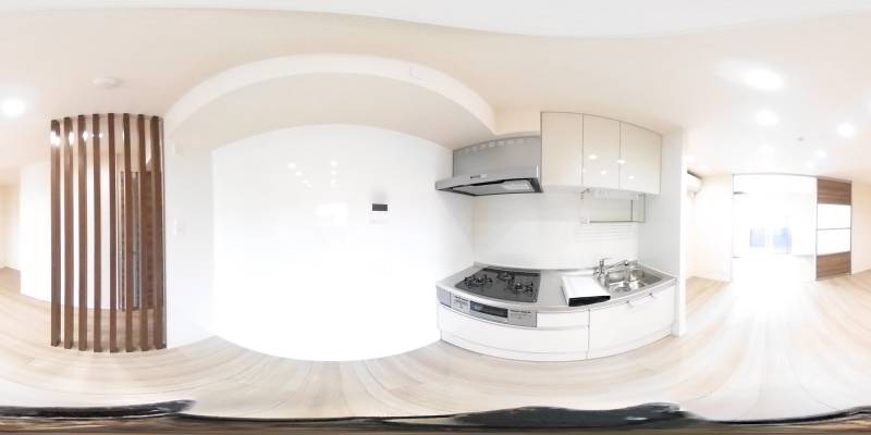 パノラマ画像キッチン