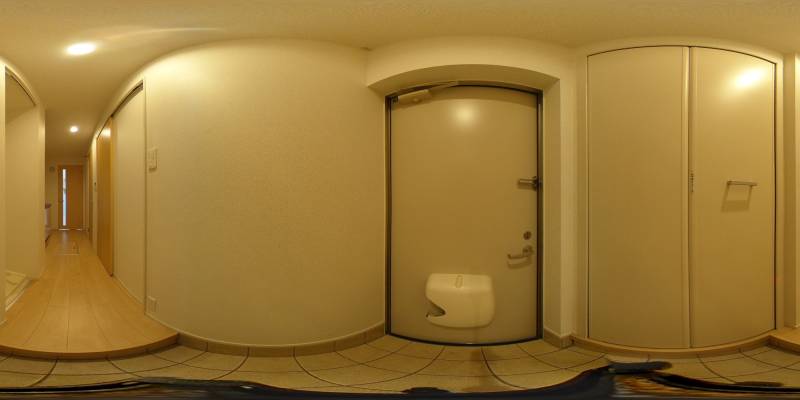 パノラマ画像玄関