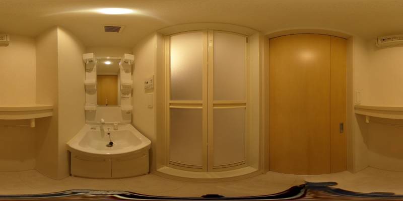 パノラマ画像洗面所