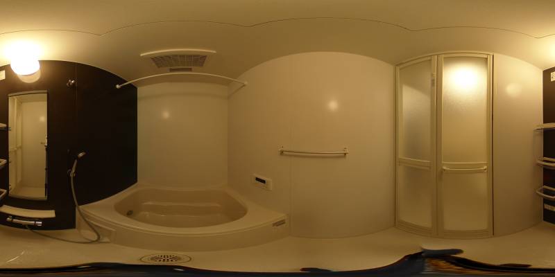 パノラマ画像バスルーム