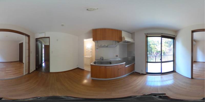 パノラマ画像キッチン