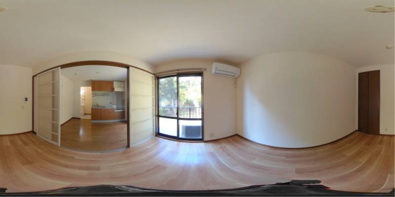 パノラマ画像洋室