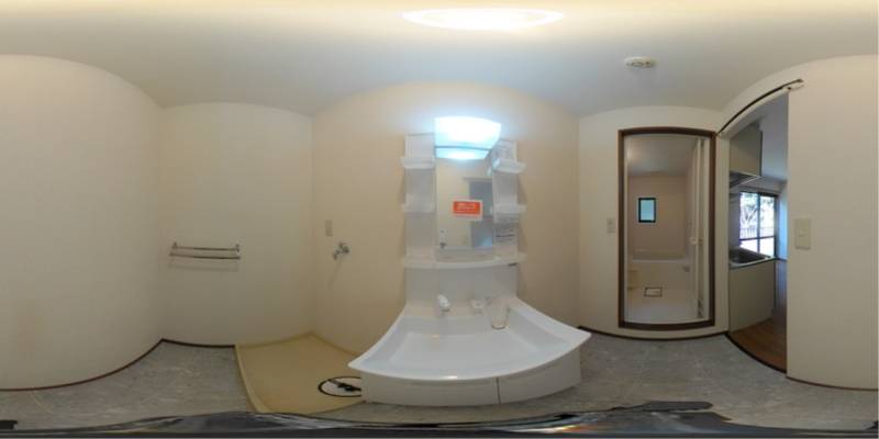 パノラマ画像洗面所