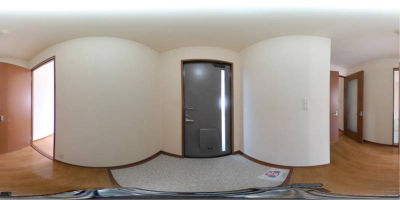 パノラマ画像玄関