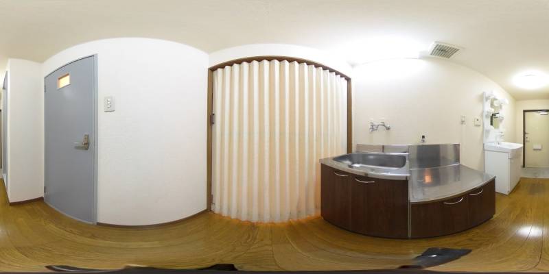 パノラマ画像キッチン