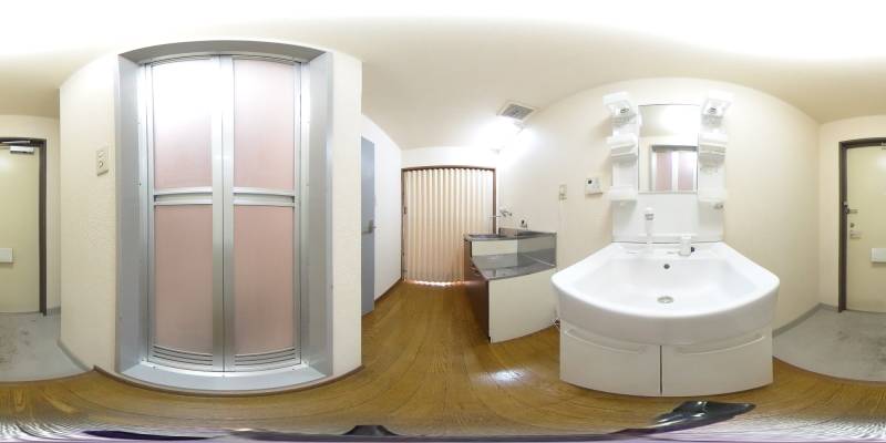 パノラマ画像洗面所