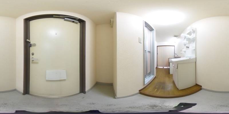 パノラマ画像玄関