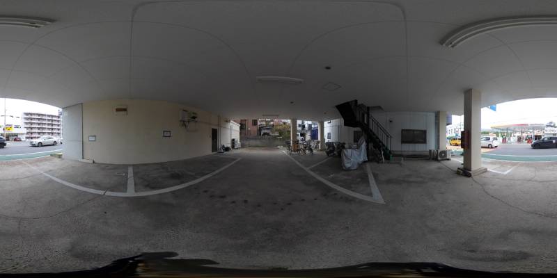 パノラマ画像駐車場