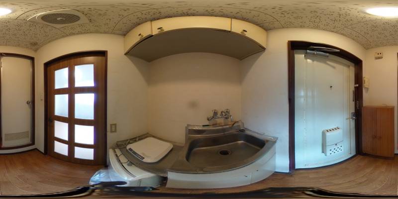 パノラマ画像キッチン