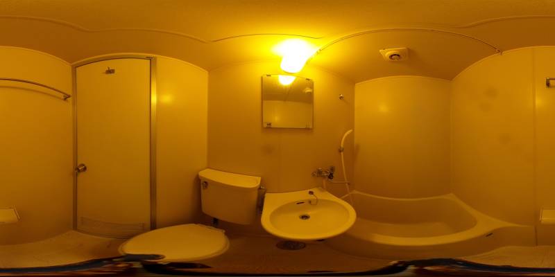 パノラマ画像バスルーム