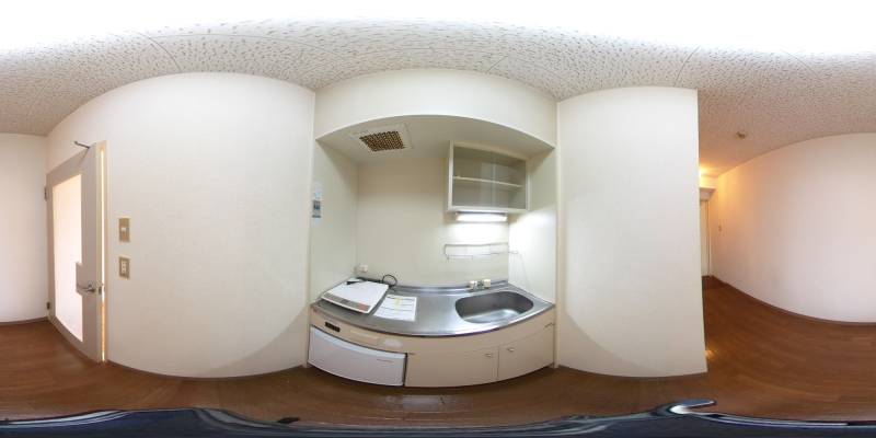 パノラマ画像キッチン