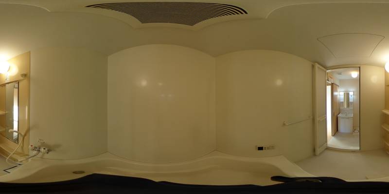 パノラマ画像バスルーム