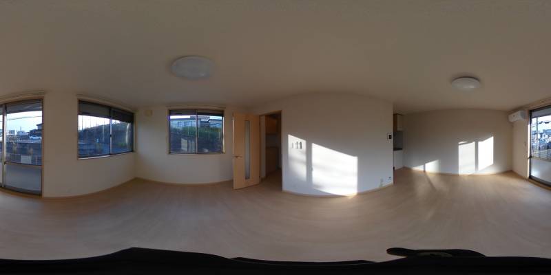 パノラマ画像リビング