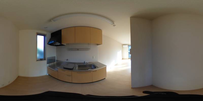 パノラマ画像キッチン