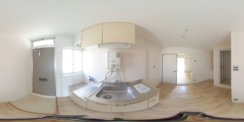 パノラマ画像キッチン