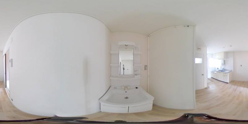 パノラマ画像洗面所