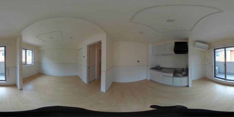 パノラマ画像リビング