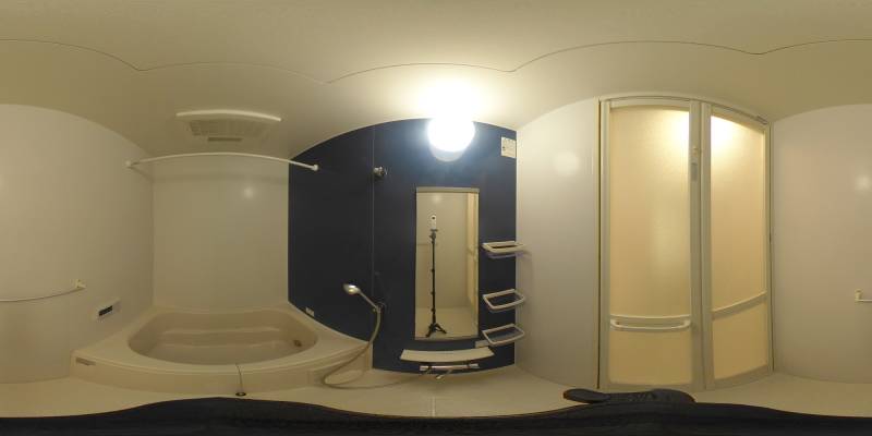 パノラマ画像バスルーム