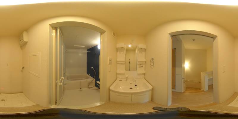 パノラマ画像洗面所