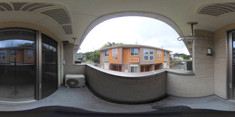 パノラマ画像バルコニー