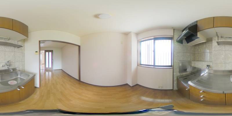 パノラマ画像キッチン